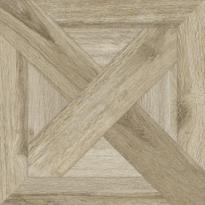 Alberta Roble Parquet Wood Effect Porcelain 60x60cm