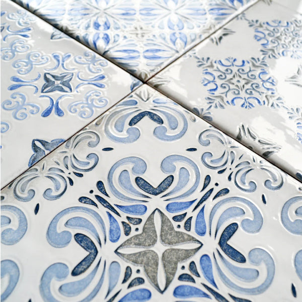 Alhambra Blue Ceramic 15x15cm