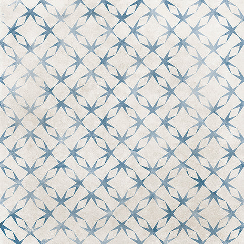 Andalusia Blue Star Pattern Porcelain 20x20cm