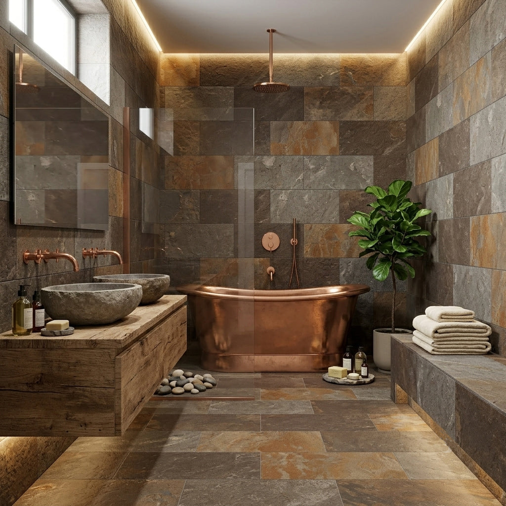 Antica Multi Slate Effect Porcelain 30x60cm