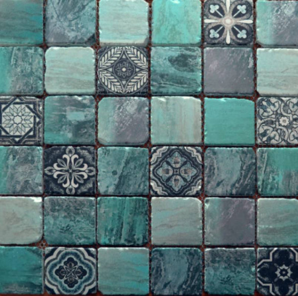Antique Jade 4.8cm Mosaic 30x30cm