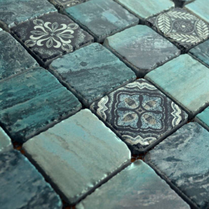 Antique Jade 4.8cm Mosaic 30x30cm