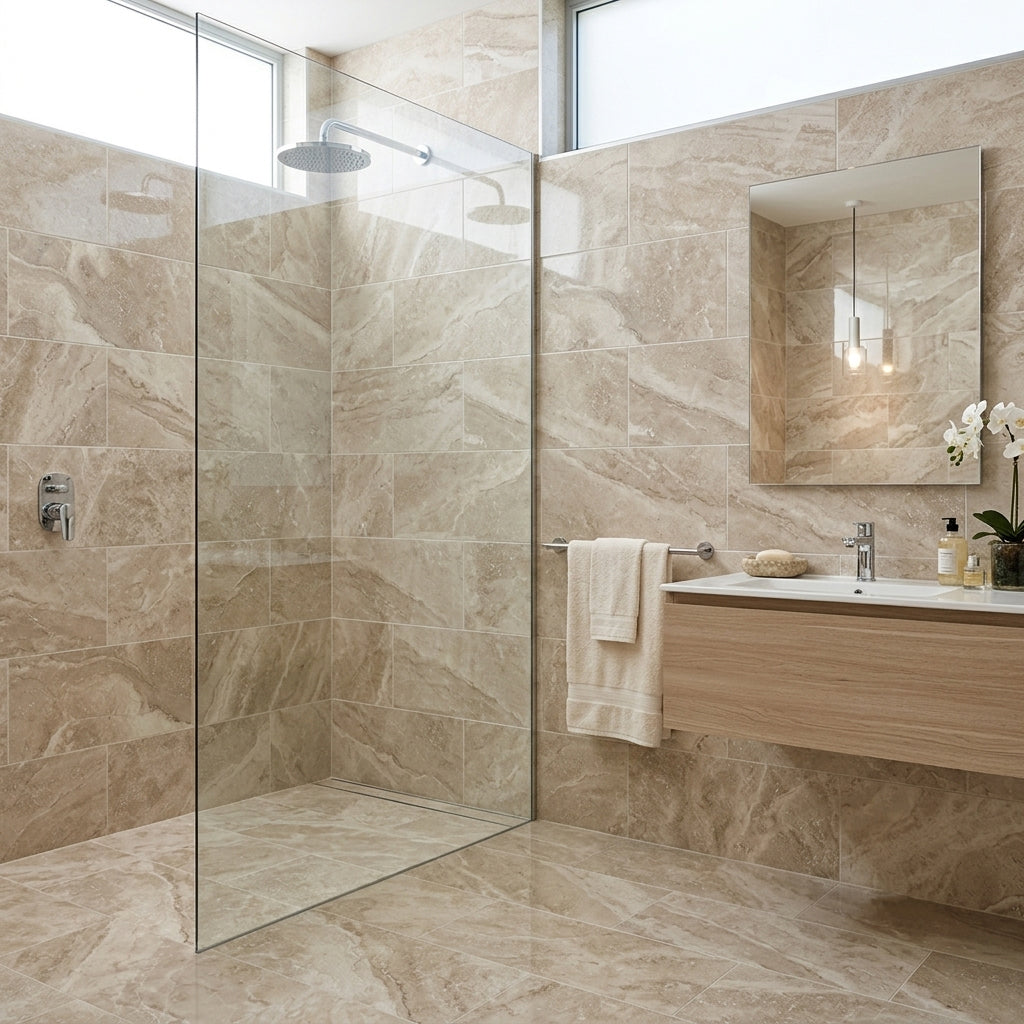Aragon Beige Stone Effect Porcelain 29.2x59.2cm