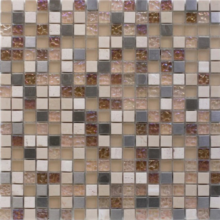 Athens Travertine 1.5cm Mosaic 30x30cm