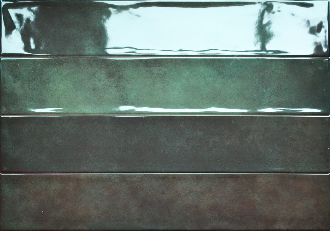 Azulejo Tones Verde Ceramic 10.7x53cm