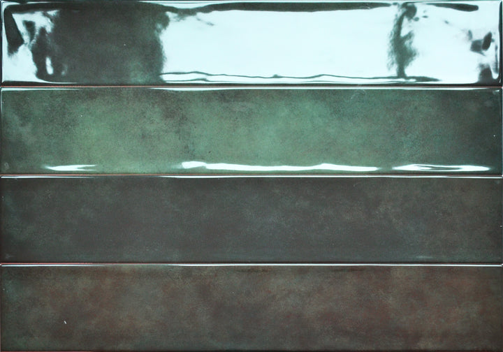 Azulejo Tones Verde Ceramic 10.7x53cm