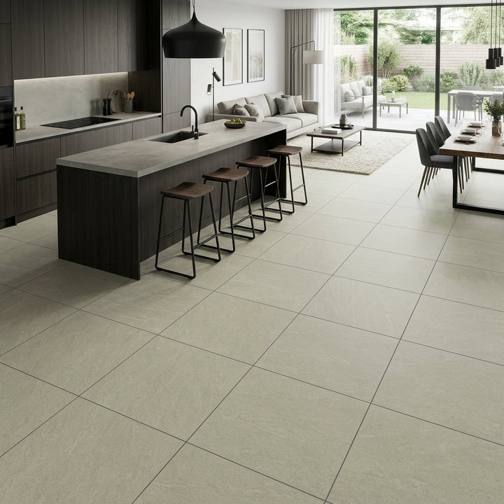 Buckingham Beige Stone Effect Porcelain 60x60cm
