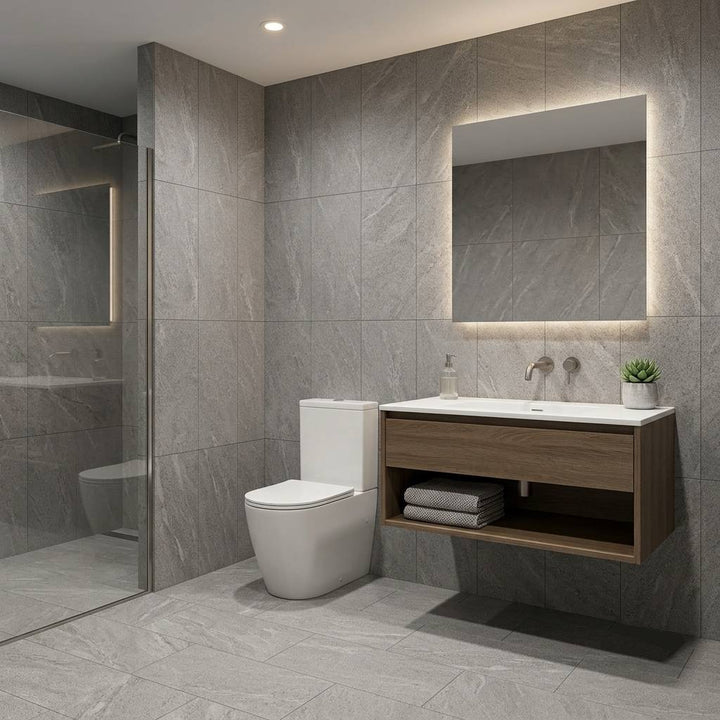 Buckingham Grey Stone Effect Porcelain 30x60cm