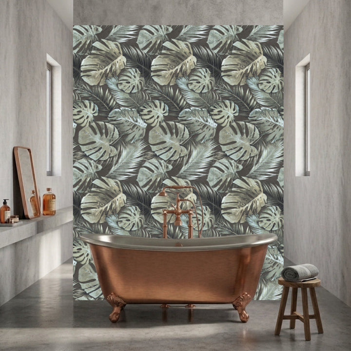 Caribbean Floral Dark Porcelain 60x120cm