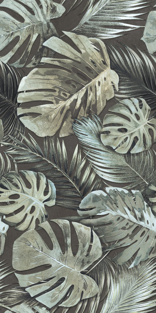 Caribbean Floral Dark Porcelain 60x120cm
