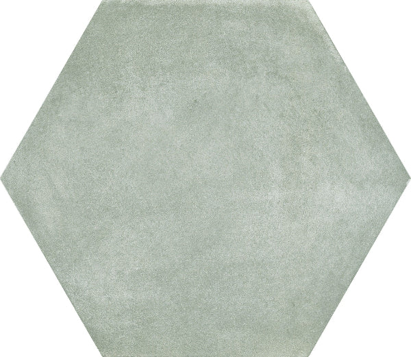 Caribbean Plain Green Hex 23x27cm