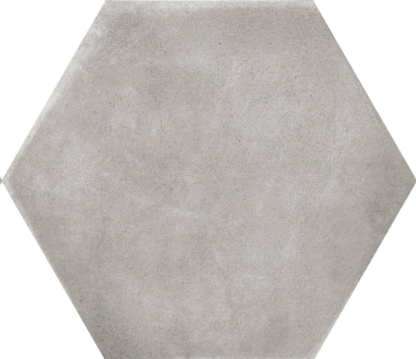 Caribbean Plain Grey Hex 23x27cm