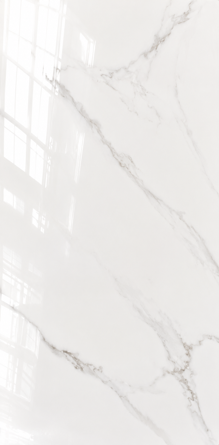 Carrara Effect Gloss Ceramic 30x60cm
