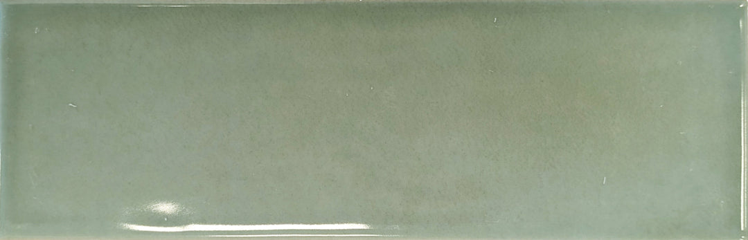 Chalet Moss Green Gloss Porcelain 5x15cm
