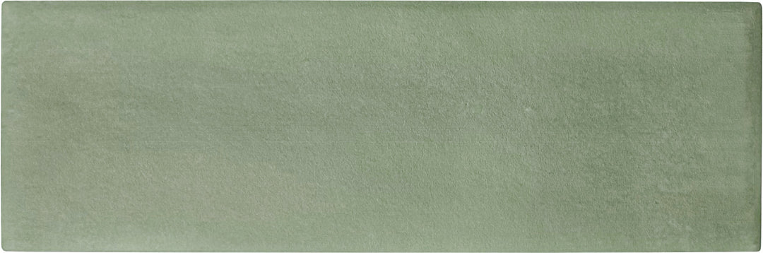 Chalet Moss Green Matt Green Porcelain 5x15cm