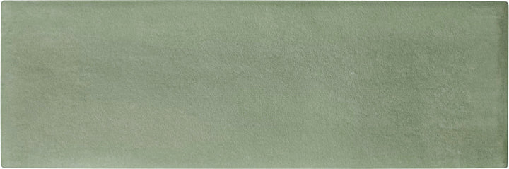 Chalet Moss Green Matt Green Porcelain 5x15cm