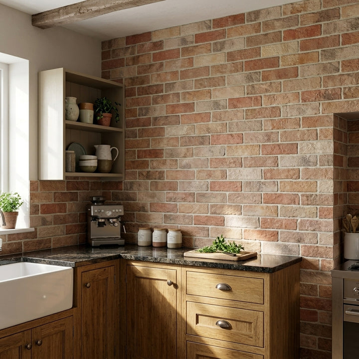 Chicago Light Brick Effect Porcelain 6x25cm