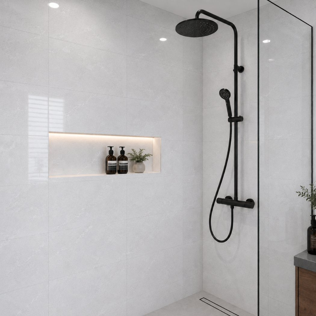 Cilali White Gloss Ceramic 30x60cm