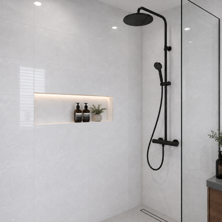 Cilali White Gloss Ceramic 30x60cm