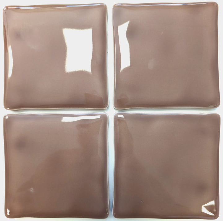 Colori Coffee Gloss Ceramic Wall Tile 10x10cm