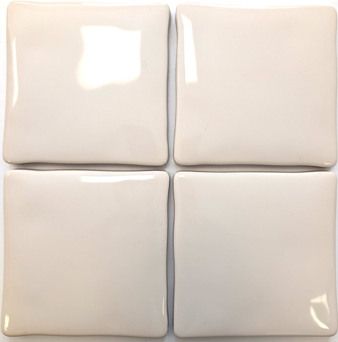 Colori Cream Gloss Ceramic Wall Tile 10x10cm