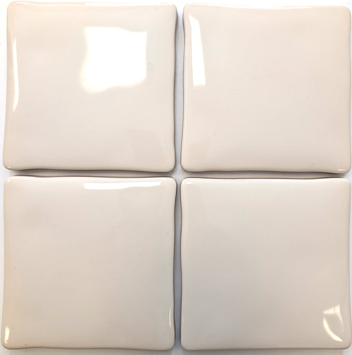 Colori Cream Gloss Ceramic Wall Tile 10x10cm