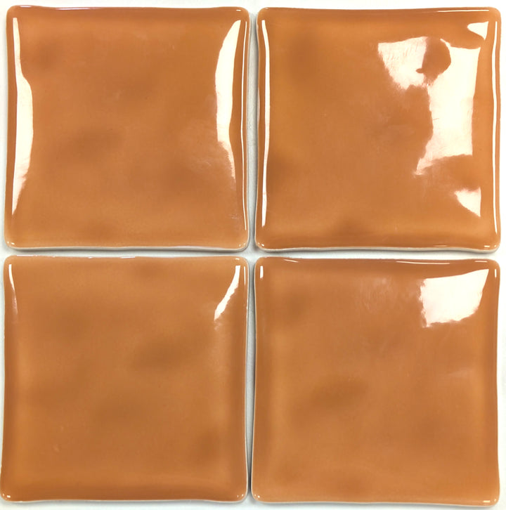 Colori Orange Gloss Ceramic Wall Tile 10x10cm