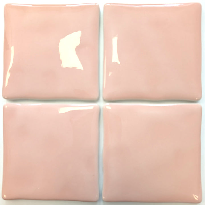 Colori Peach Gloss Ceramic Wall Tile 10x10cm