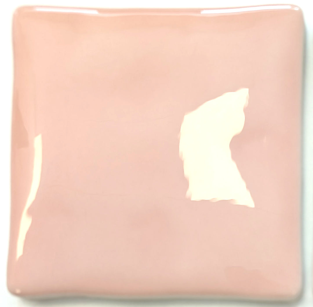 Colori Peach Gloss Ceramic Wall Tile 10x10cm