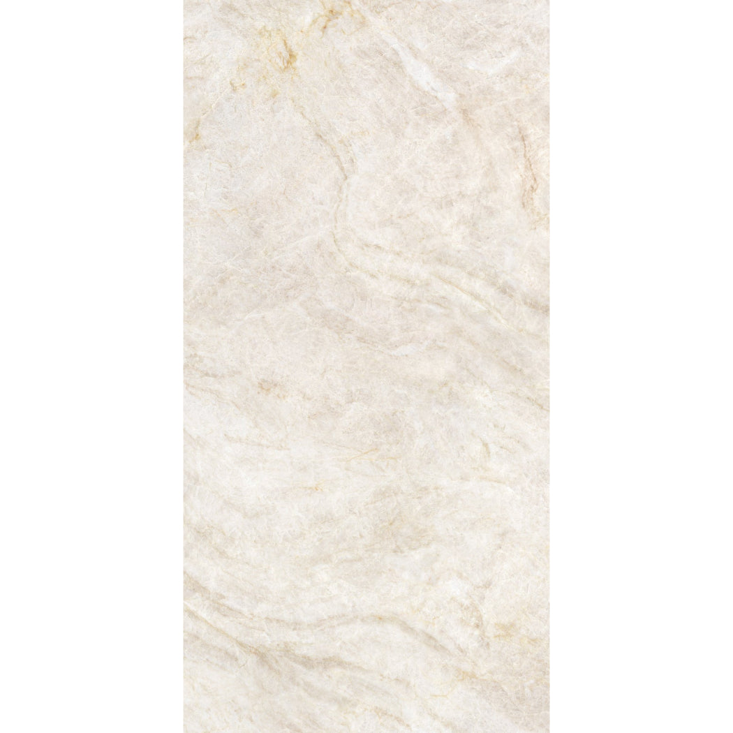 Cream Pearl Marble Effect Matt Porcelain 60x120cm