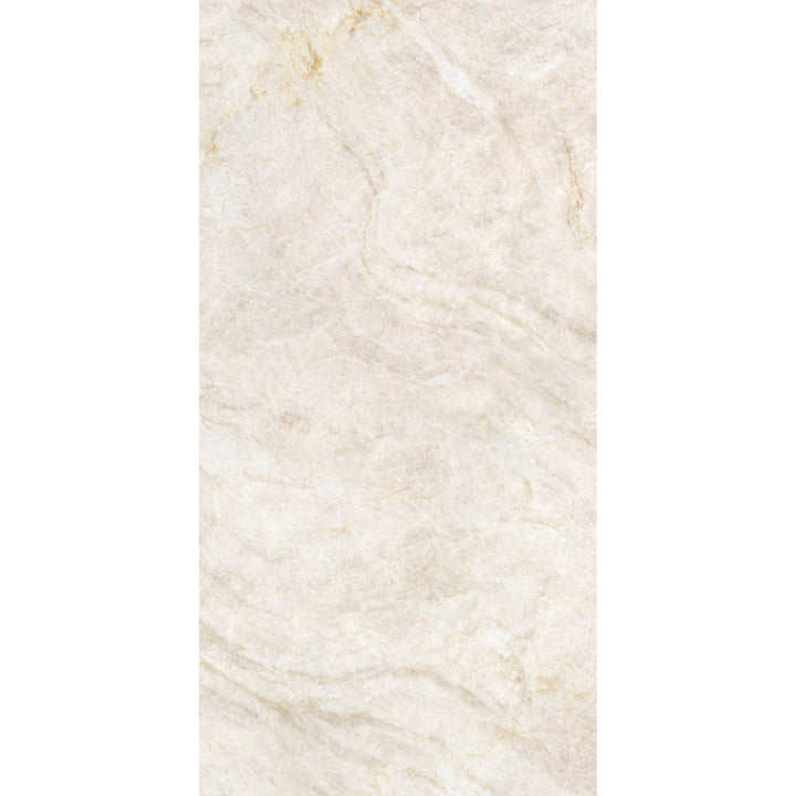 Cream Pearl Marble Effect Matt Porcelain 60x120cm