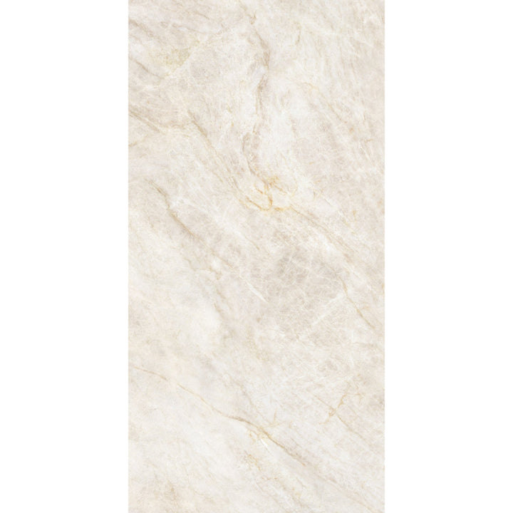 Cream Pearl Marble Effect Matt Porcelain 60x120cm