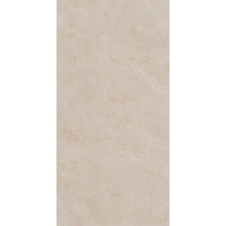 Crema Marfil Beige Marble Effect Matt Porcelain 60x120cm