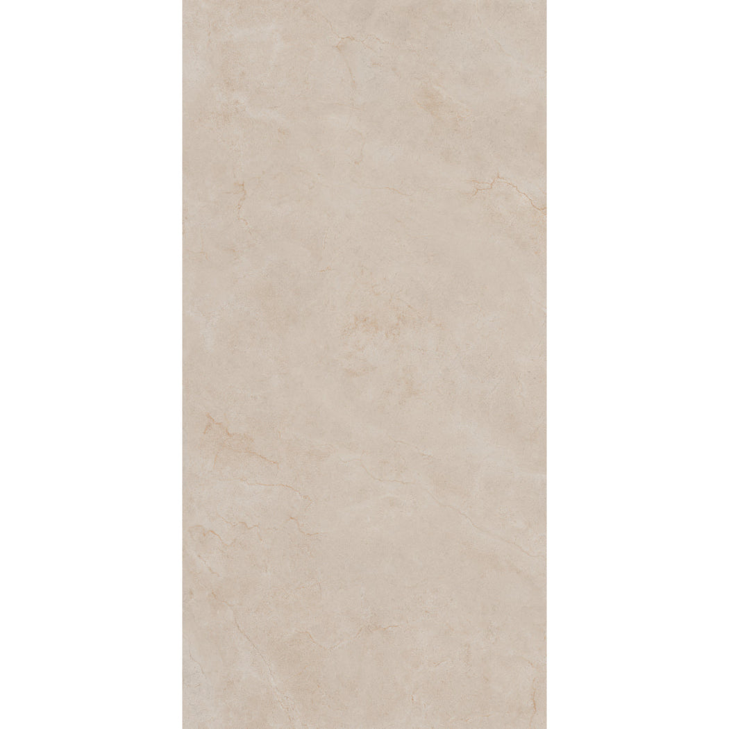 Crema Marfil Beige Marble Effect Matt Porcelain 60x120cm