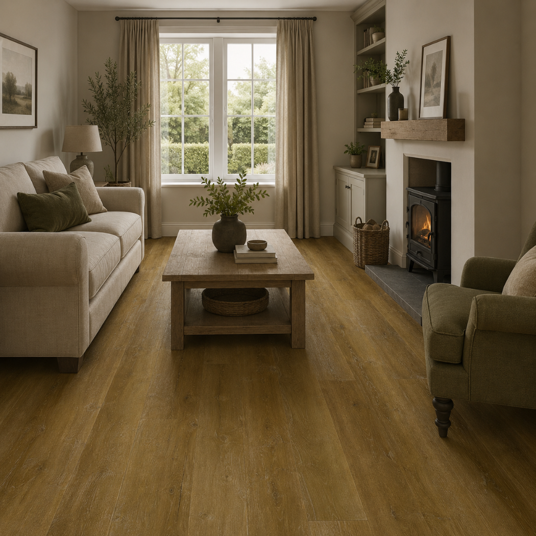 Evermore Dark Oak SPC Flooring 17.8x121.9cm