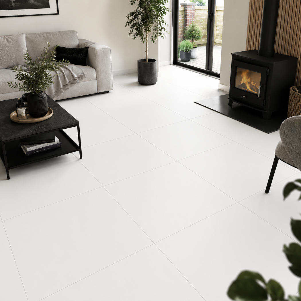 Extreme White Matt Porcelain 60x60cm