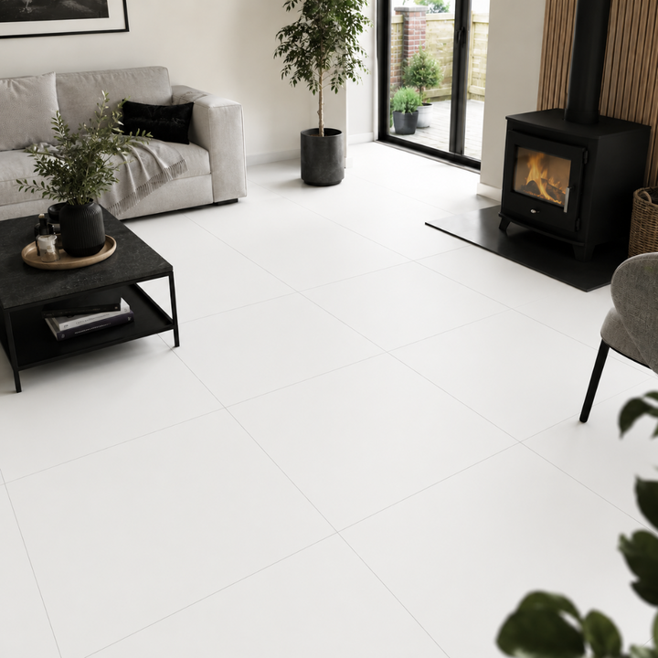 Extreme White Matt Porcelain 60x60cm