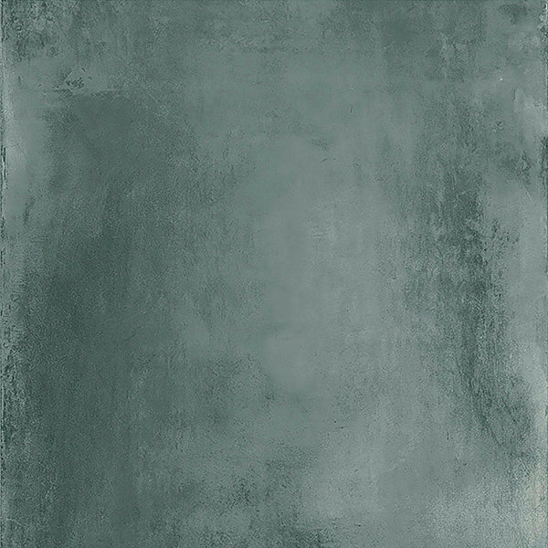 Forge Verde Metallic Effect Satin Porcelain 60x60cm