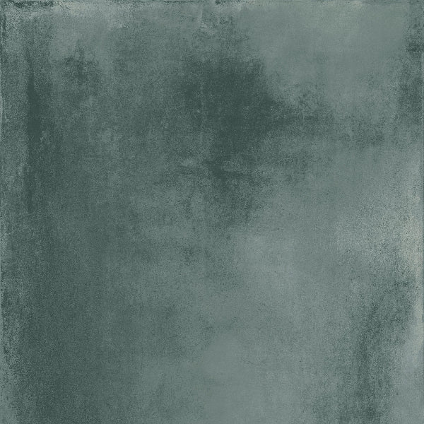 Forge Verde Metallic Effect Satin Porcelain 60x60cm