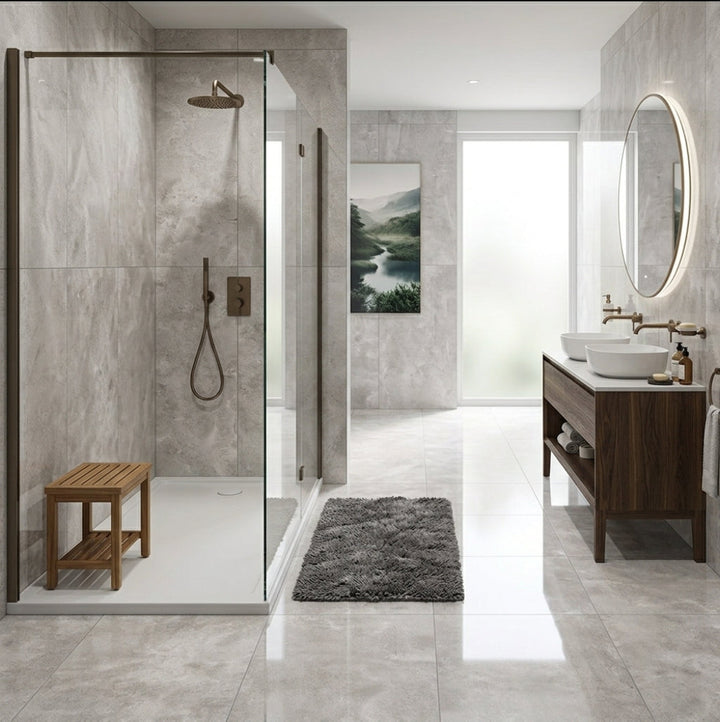Formwork Gris Polished Porcelain 60x120cm