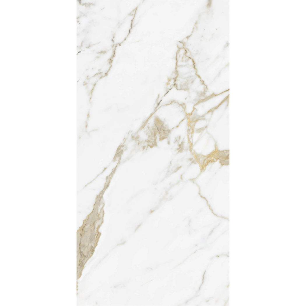 Gold Marble Effect Polished Porcelain 60x120cm