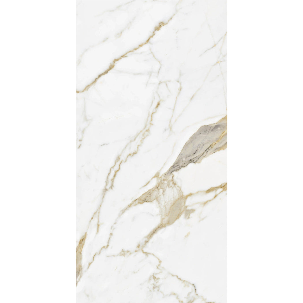 Gold Marble Effect Polished Porcelain 60x120cm