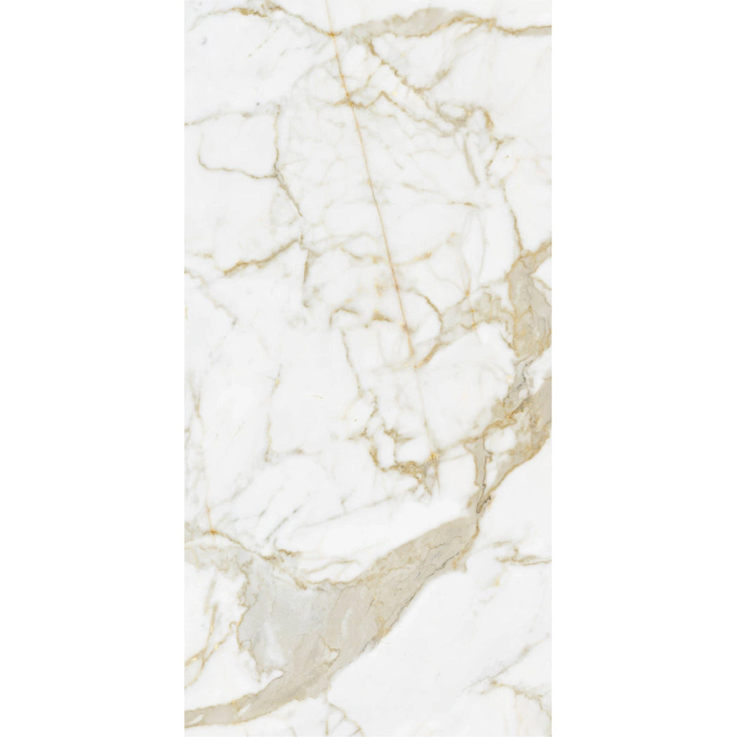 Gold Marble Effect Polished Porcelain 60x120cm