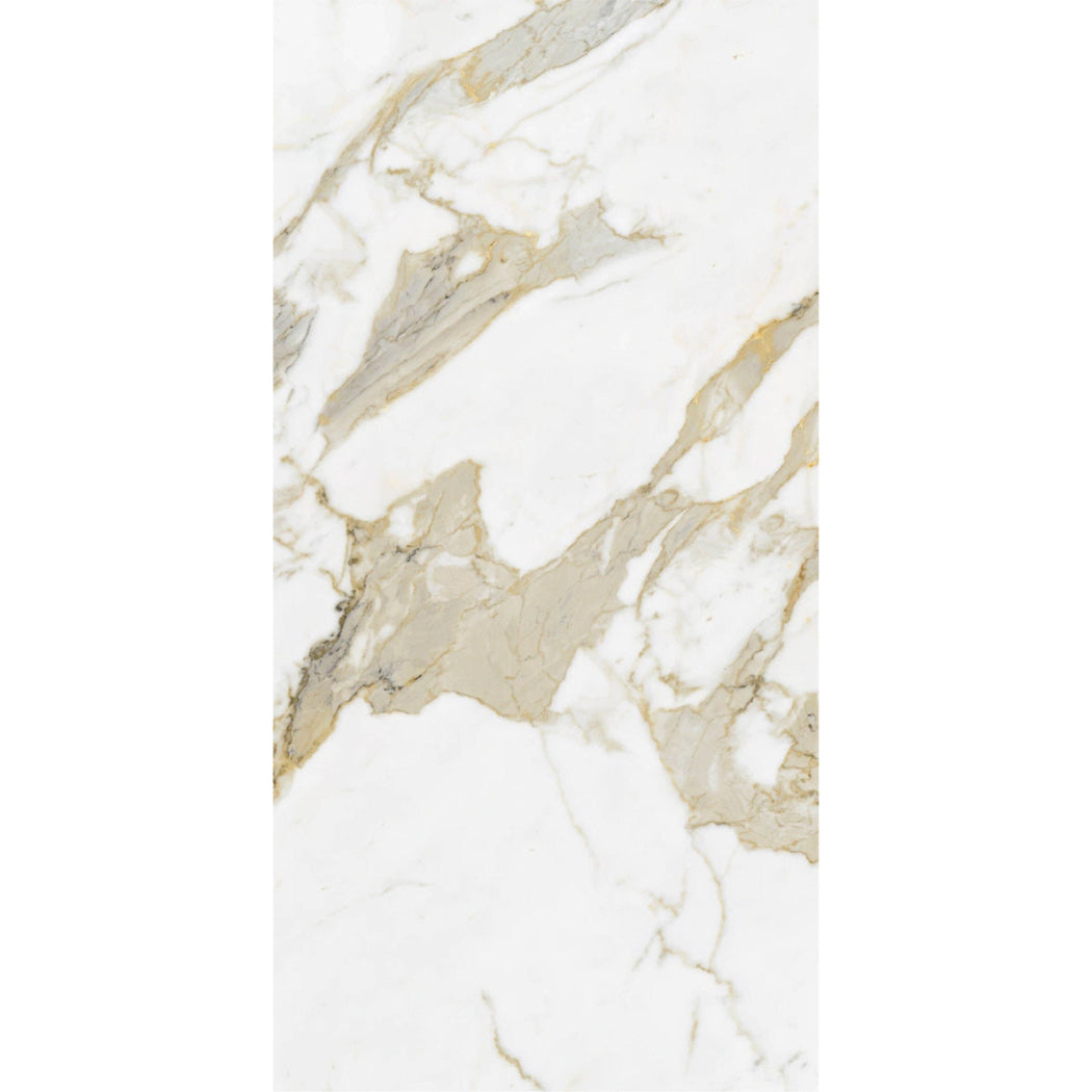Gold Marble Effect Polished Porcelain 60x120cm