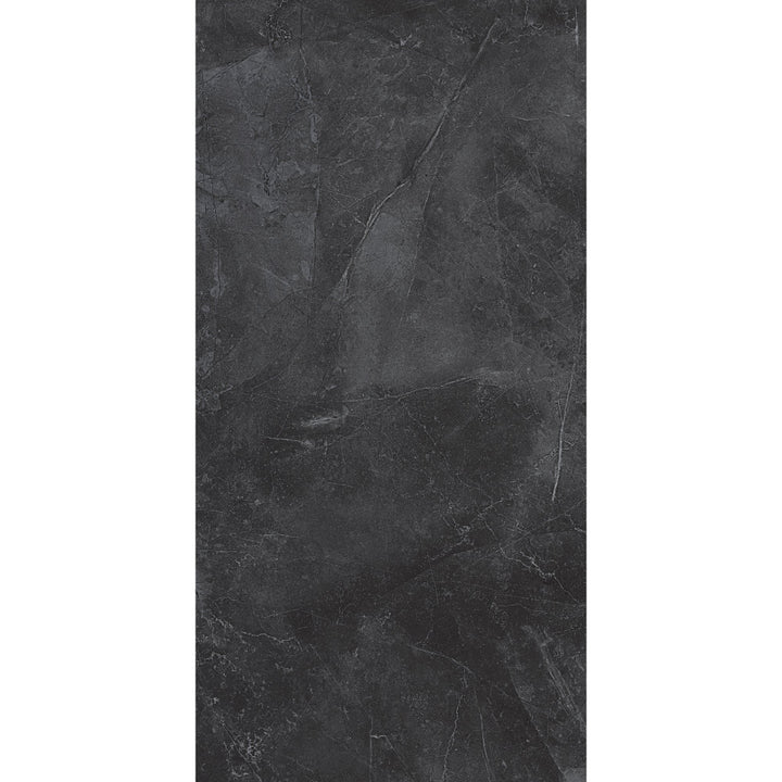 Horizon Black Marble Effect Polished Porcelain 30x60cm
