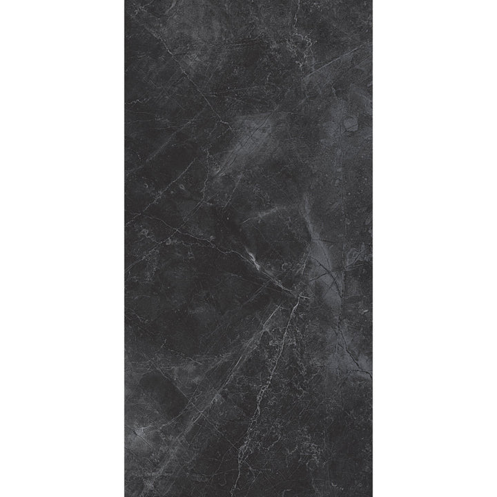 Horizon Black Marble Effect Polished Porcelain 30x60cm