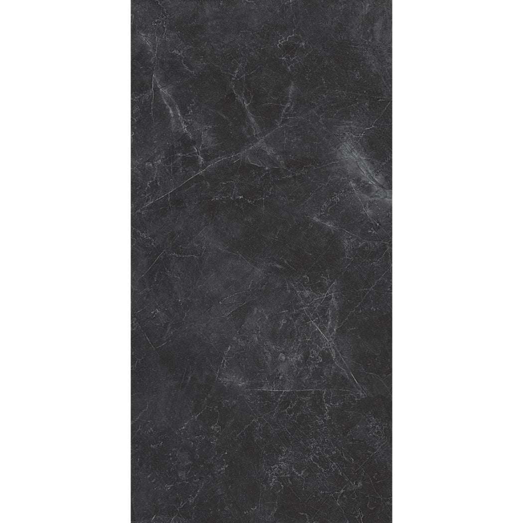 Horizon Black Marble Effect Polished Porcelain 30x60cm