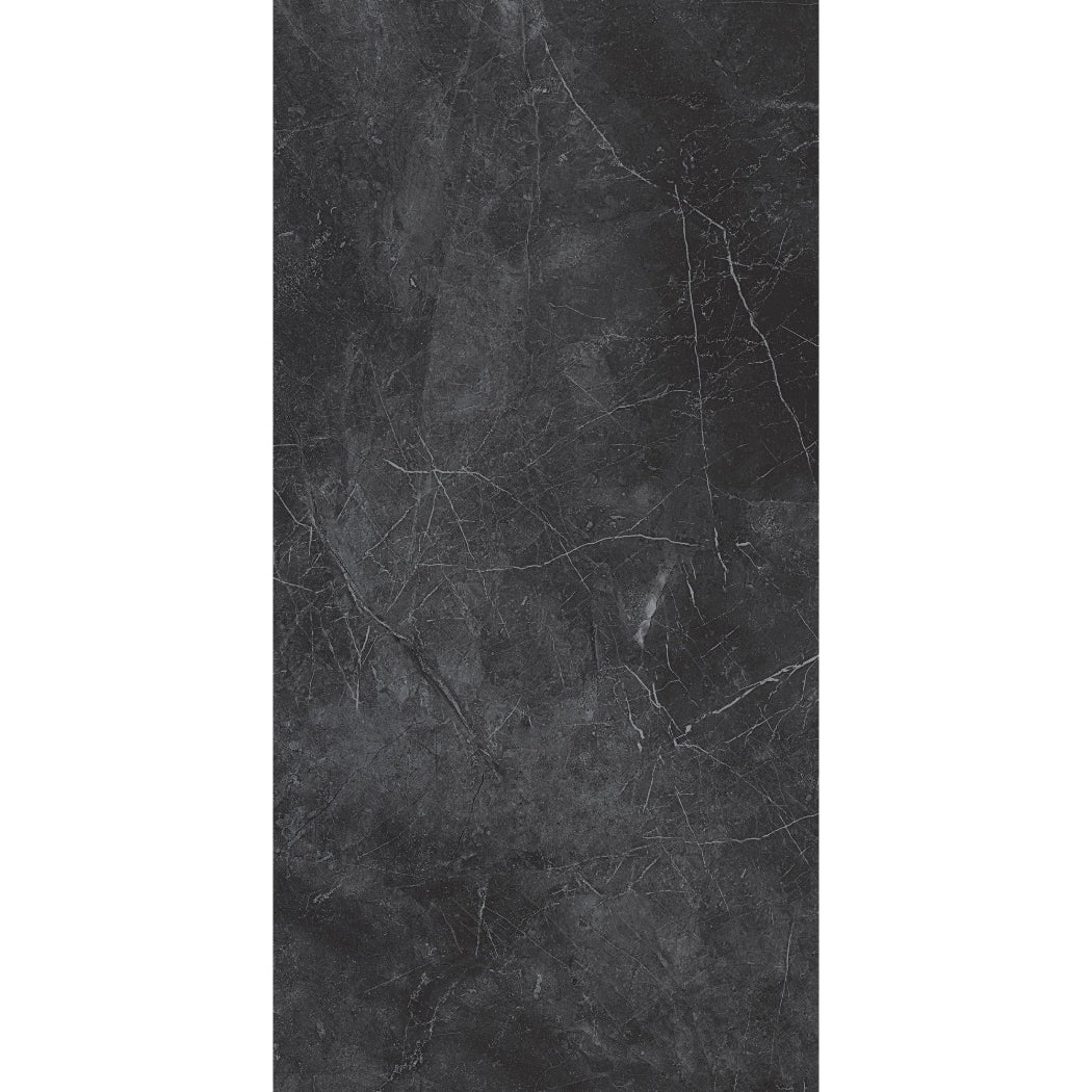 Horizon Black Marble Effect Polished Porcelain 30x60cm