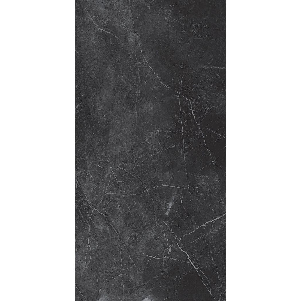 Horizon Black Marble Effect Polished Porcelain 30x60cm