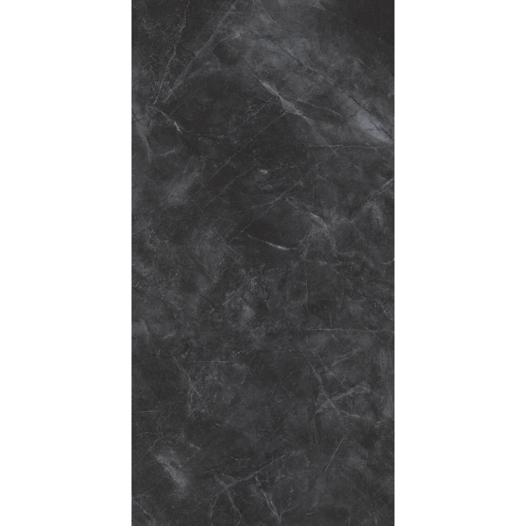 Horizon Black Marble Effect Polished Porcelain 60x120cm
